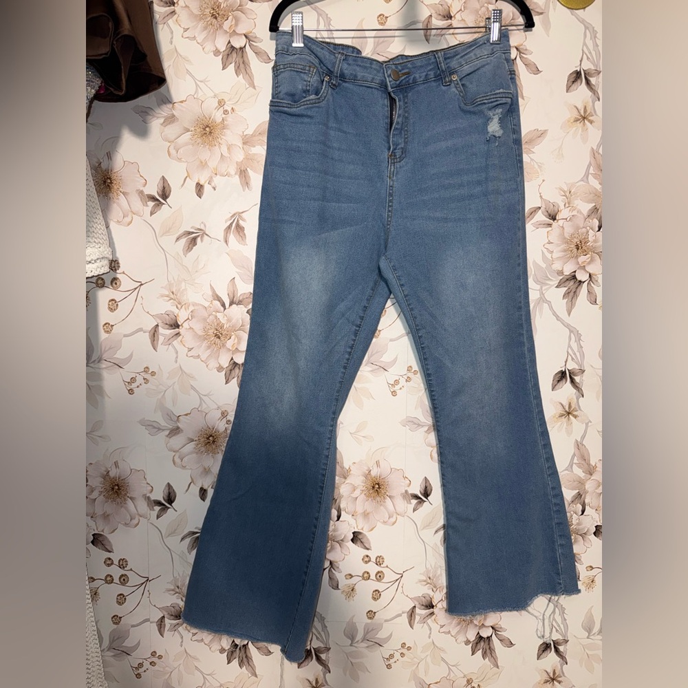 Light Blue Flare Jeans